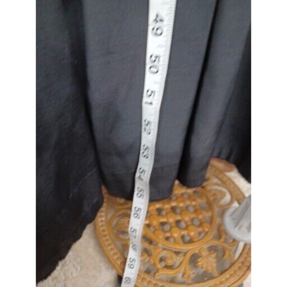 Vtg Collegiate Cap & Gown Co Bl Doctoral Graduation Black Purple Velvet 59 X 34L - Picture 7 of 13